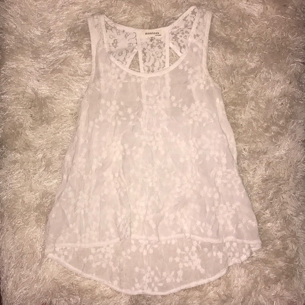 Lace tank